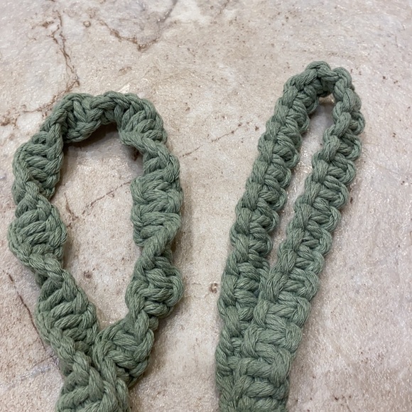 5 for $20! Set of Two Boho Macrame Key Wristlets - Picture 3 of 3